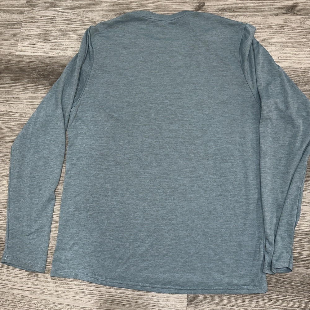 Patagonia Capilene Cool Daily Graphic Shirt Mens Sz S Blue Long Sleeve Hiking - Picture 4 of 8